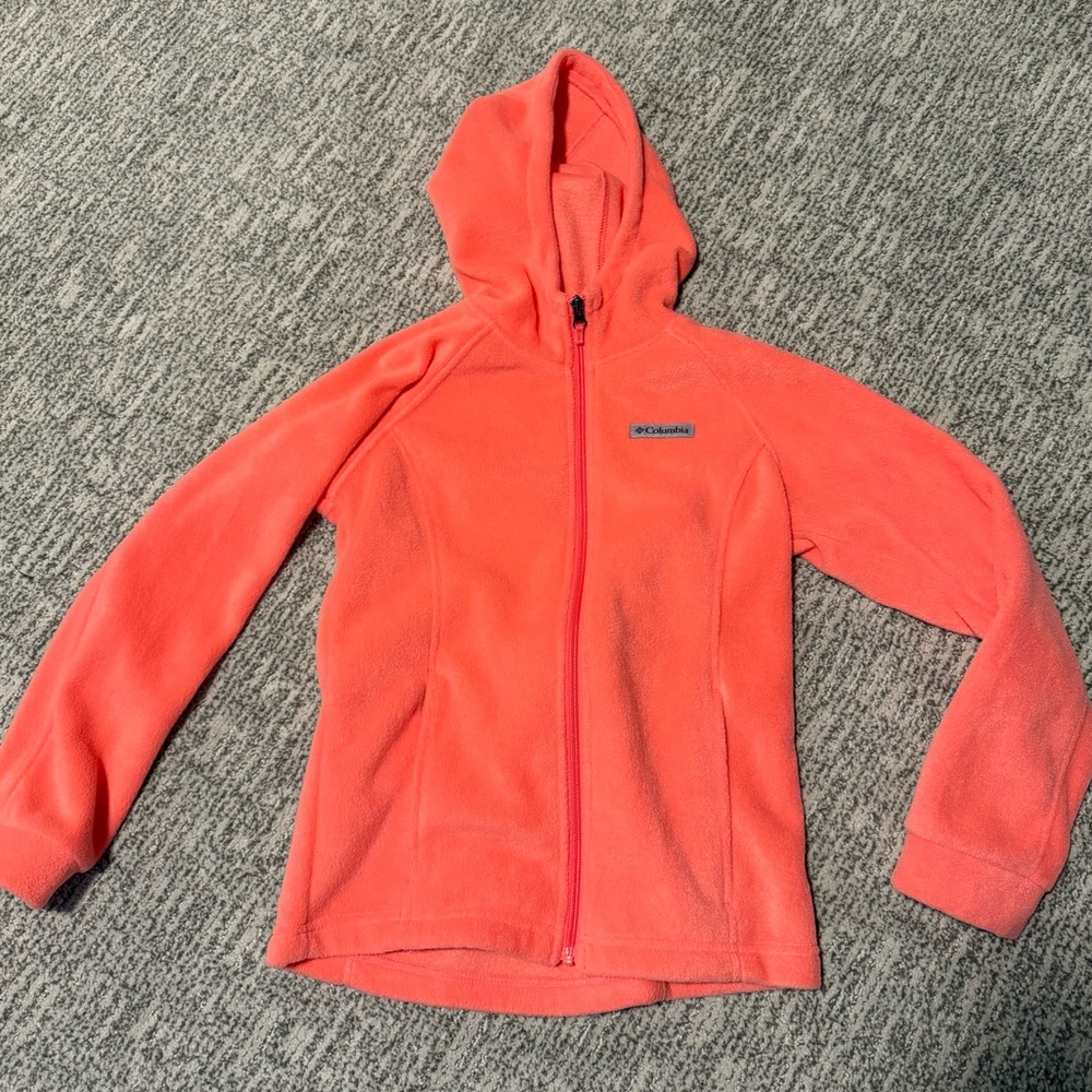 Girls Columbia Fleece Jacket w/Hood